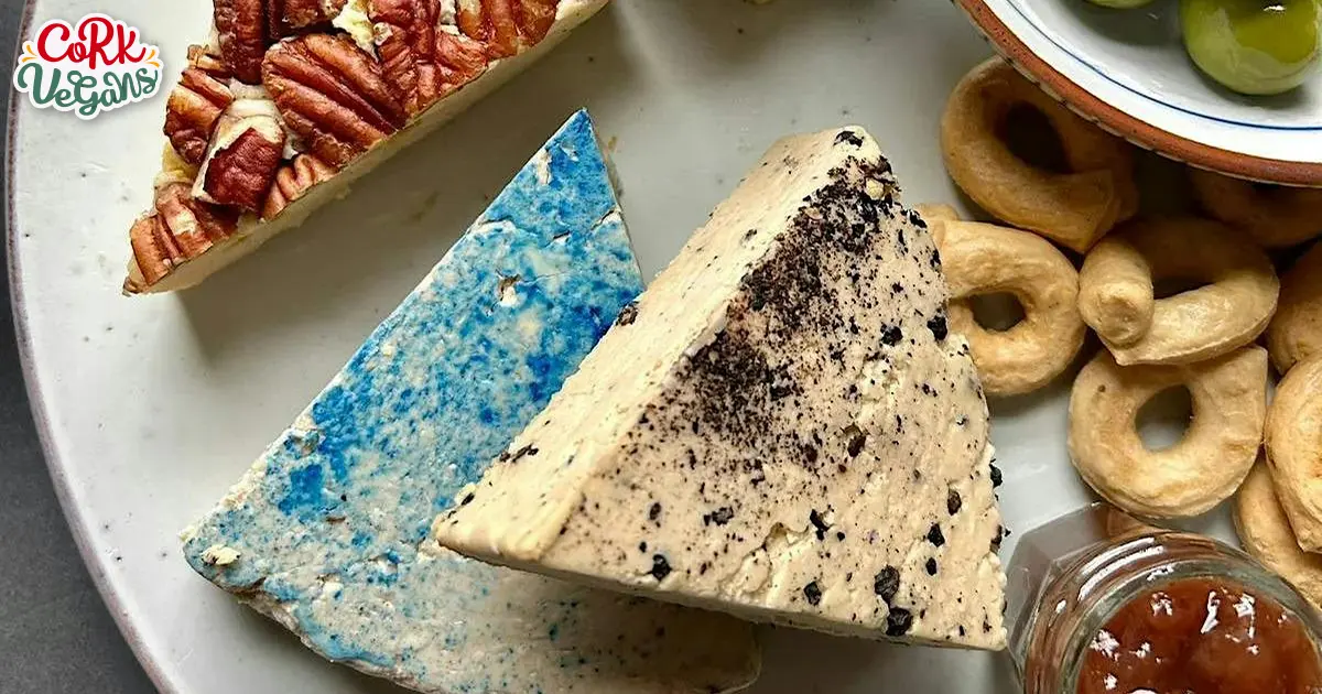 Selection of vegan cheeses from Cult!